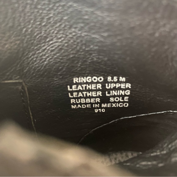 Steve Madden Ringo Ankle Booties Black with Gold Chain Detail Size 8.5M - Picture 9 of 16